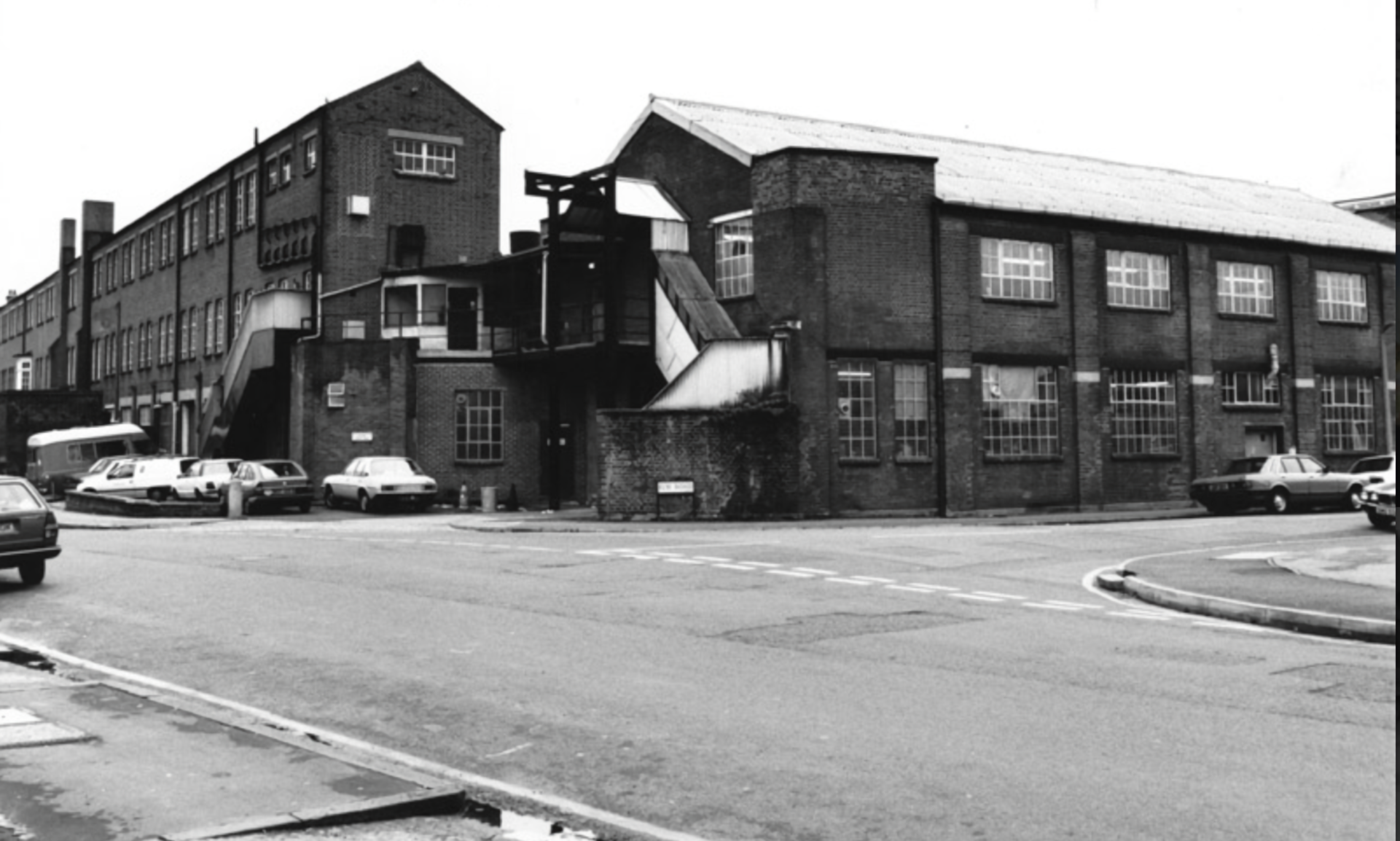 The rear of the Hawker facility 1982